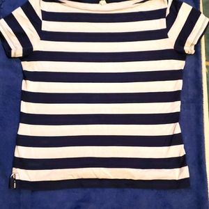 J Crew 100% nautical cotton tee
